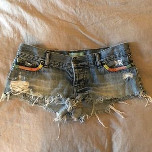 Hollister cutoffs shorts